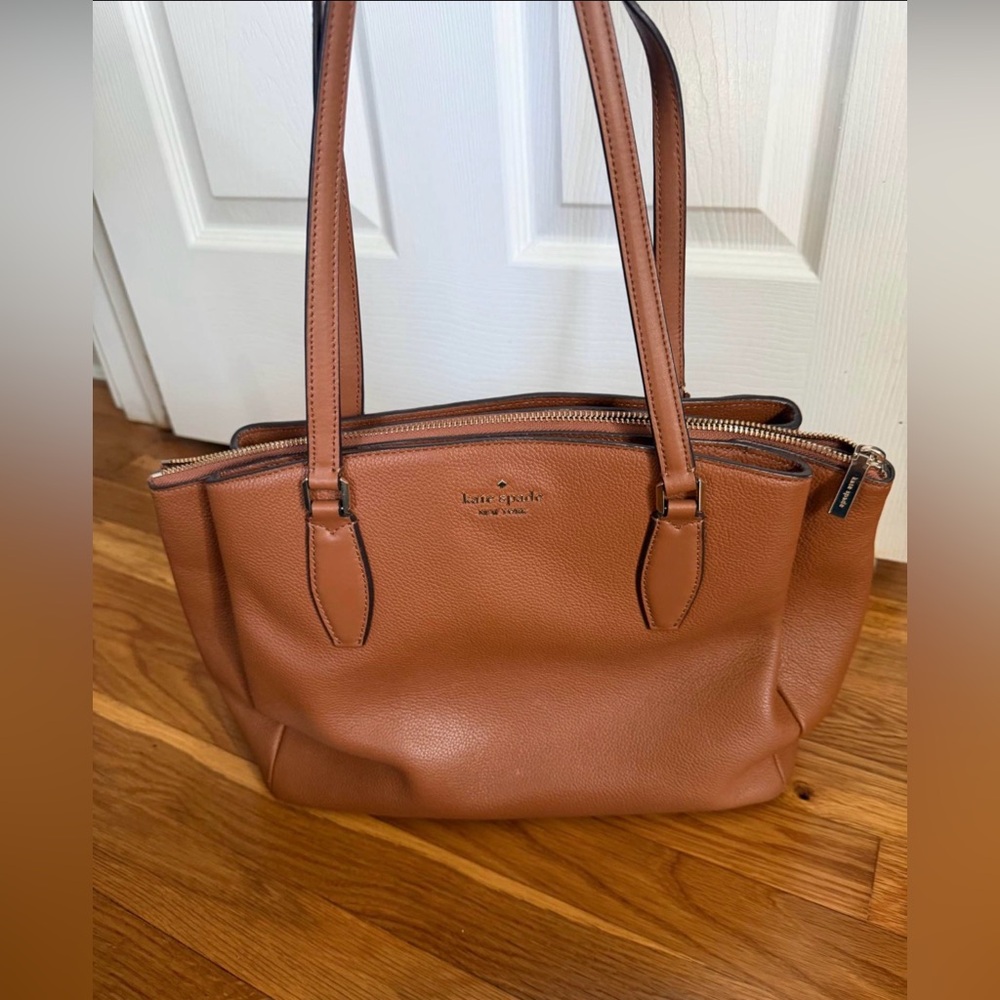 Kate Spade Tan Leather Shoulder Bag